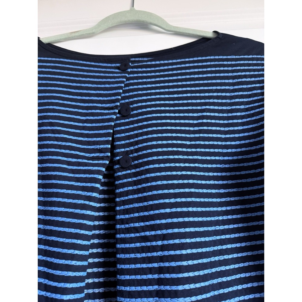authentic Prada Women's nautical striped sweater Top 2014 SZ Small Blue Black - Picture 9 of 13